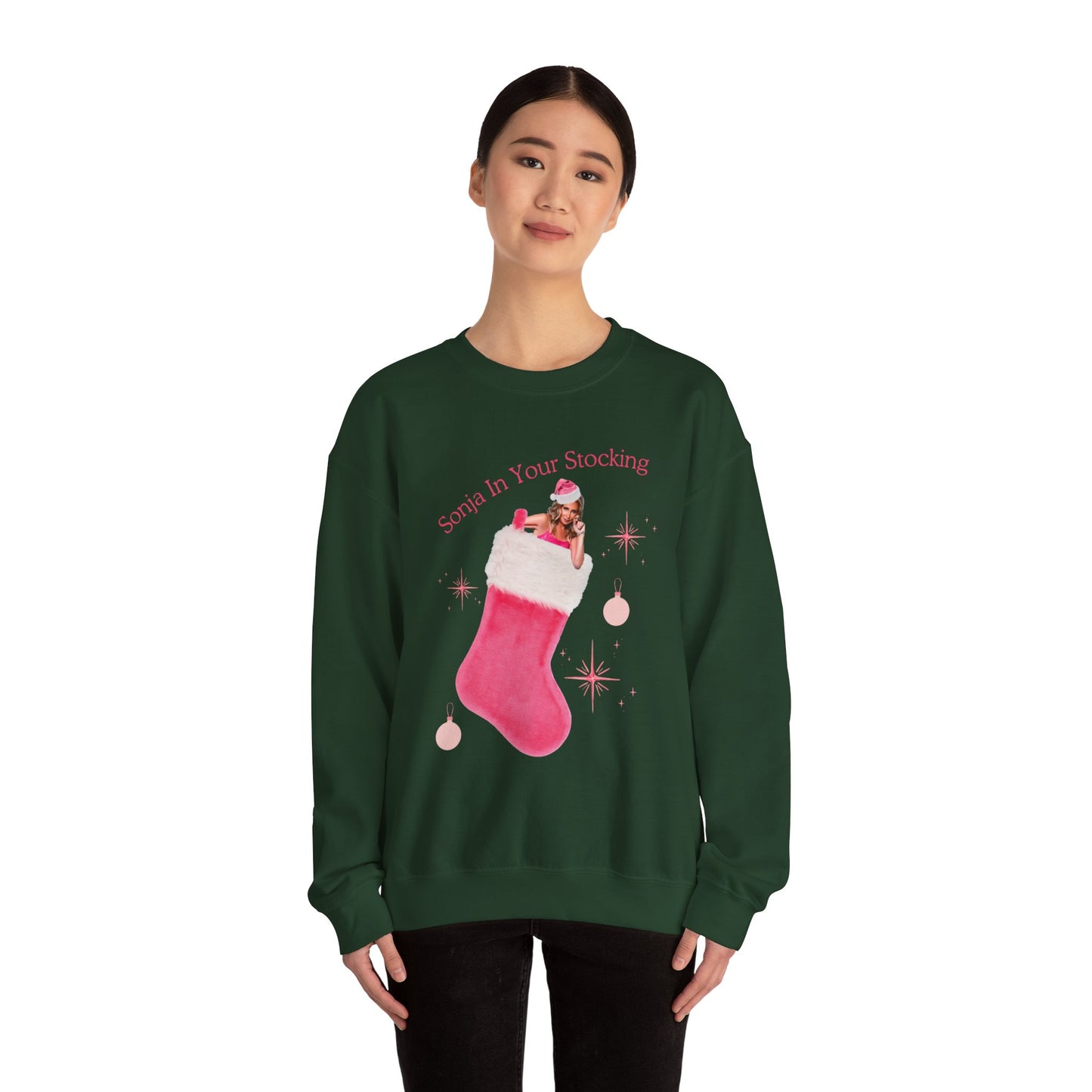 'Sonja in Your Stocking' Sonja Morgan Holiday Graphic Crewneck