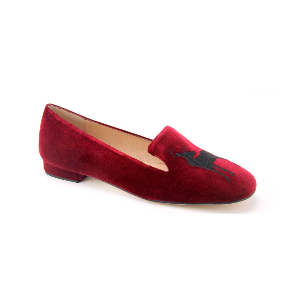 Red velvet shoes on sale